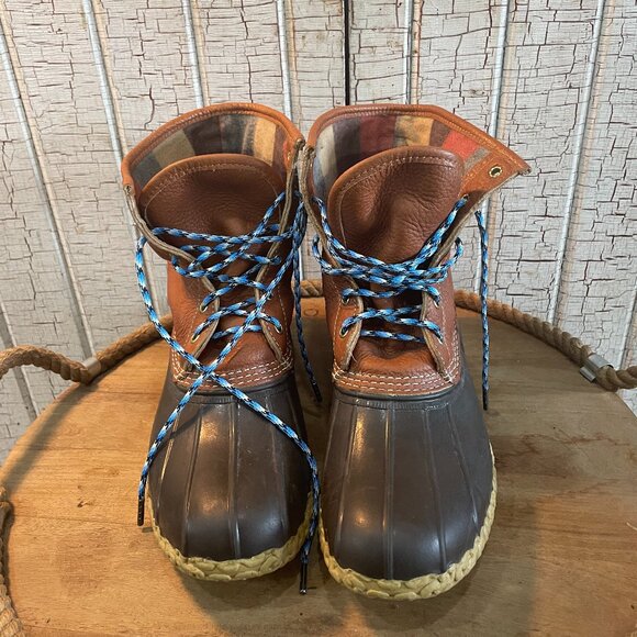 LL Bean Bean Boots Gumshoes Size 13 Brown Duck Boots NWT - Picture 1 of 7